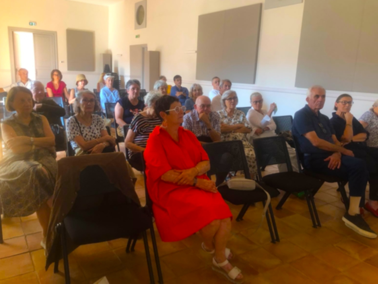 Conférence d'O. Paradis à Sorèze, le public